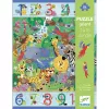 Djeco 7148 Megfigyeltető puzzle - Dzsungelben 1-10-ig, 54 db-os - 1 to 10 Jungle
