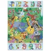 Djeco 7148 Megfigyeltető puzzle - Dzsungelben 1-10-ig, 54 db-os - 1 to 10 Jungle