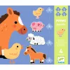 Djeco DJ07153 Primo puzzle - A farmon, 3-4-5-6 db-os - At the farm