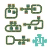 Djeco 7162 Óriás puzzle - Utak, irányok - Roads