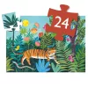 Djeco 7201 Formadobozos puzzle - A tigris sétája - The tiger's walk