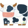 Djeco 7205 Formadobozos puzzle - Bocik és tehenek - The cows on the farm