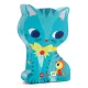 Djeco 7207 Formadobozos puzzle - Cicus és barátai - Pachat and his friends