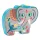 Djeco 7208 Formadobozos puzzle - Haathee, Asian elephant - 24pcs