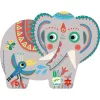 Djeco 7208 Formadobozos puzzle - Haathee, Asian elephant - 24pcs