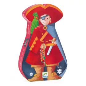   Djeco 7220 Formadobozos puzzle - Kalózok kincse - The pirate and his treasure