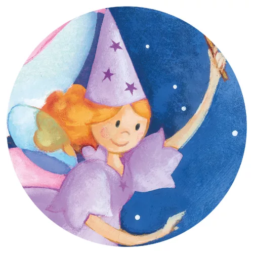 Djeco 7225 Formadobozos puzzle - Tündér és az egyszarvú - The fairy and the unicorn