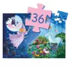 Djeco 7225 Formadobozos puzzle - Tündér és az egyszarvú - The fairy and the unicorn