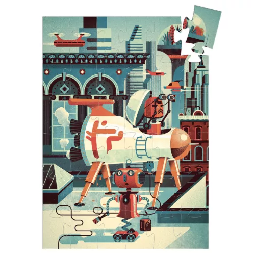 Djeco 7239 Formadobozos puzzle - Bob the robot 36 pcs