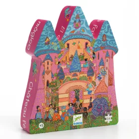   Djeco 7246 Formadobozos puzzle - Tündérek kastélya - The fairy castle