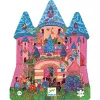 Djeco 7246 Formadobozos puzzle - Tündérek kastélya - The fairy castle