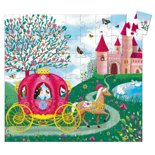 Djeco 7254 Formadobozos puzzle - Elise hintója - Elise Carriage