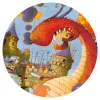 Djeco 7256 Formadobozos puzzle - Vaillant és a sárkány - Vaillant and the dragon