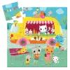 Djeco 7264 Mini puzzle - Fagyis kocsi - Ice cream truck
