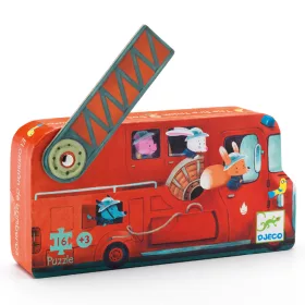 Djeco 7269 Mini puzzle - A tűzoltóautó - The fire truck