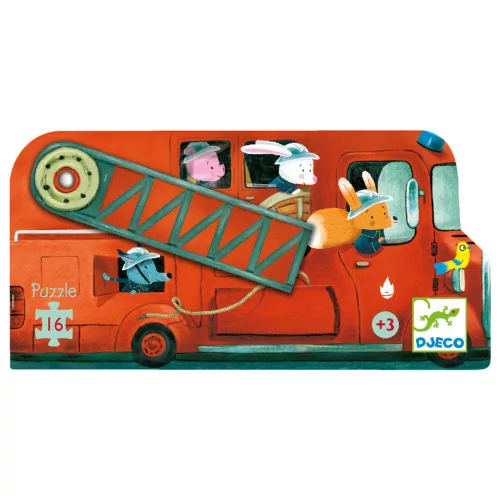 Djeco 7269 Mini puzzle - A tűzoltóautó - The fire truck