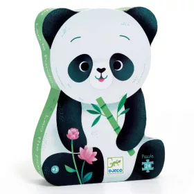   Djeco 7282 Formadobozos puzzle - Pici Panda Cuki - Leo the panda