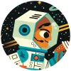 Djeco 7291 Formadobozos puzzle - Űrállomás - Space station