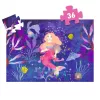 Djeco DJ07303 Formadobozos puzzle - Ella a sellő, 36 db-os - Ella, the mermaid