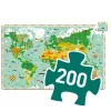 Djeco 7412 Megfigyeltető puzzle - Lenyűgöző világ 200 db-os