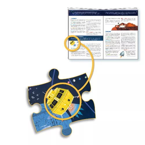 Djeco 7413 Megfigyeltető puzzle - The space + booklet
