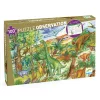 Djeco 7424 Megfigyeltető puzzle - Dinoszauruszok 100 db-os