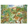 Djeco 7424 Megfigyeltető puzzle - Dinoszauruszok 100 db-os