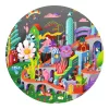 Djeco 7462 Megfigyeltető puzzle - Őrült város, 200 db-os - Crazy Town - 200 pcs - FSC MIX