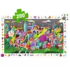 Djeco 7462 Megfigyeltető puzzle - Őrült város, 200 db-os - Crazy Town - 200 pcs - FSC MIX
