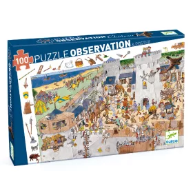 Djeco 7503 Vár puzzle 100 db