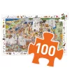 Djeco 7503 Vár puzzle 100 db