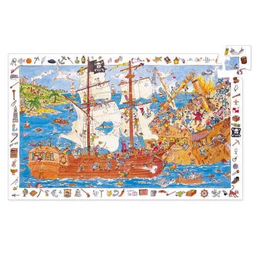 Djeco 7506 Kalózok 100 db puzzle