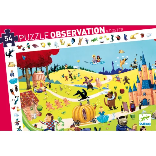 Djeco 7561 Mesék puzzle 54 db