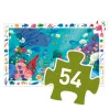 Djeco 7562 Megfigyeltető puzzle - Tengerben, 54 db-os - Aquatic