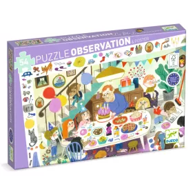   Megfigyeltető puzzle - Szülinapi parti, 54 db-os - Birthday Party