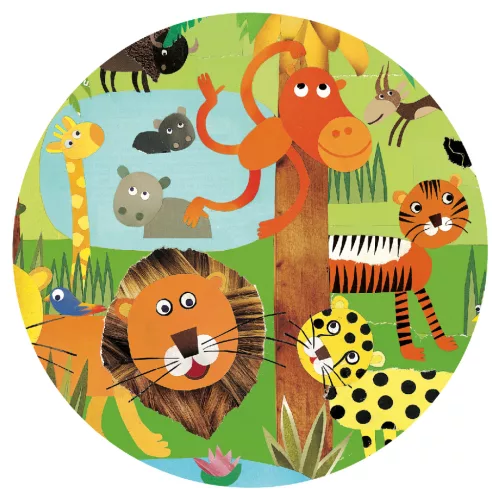 Djeco 7590 Megfigyeltető puzzle - Dzsungel - Jungle