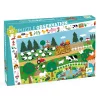 Djeco 7591 Megfigyetetlő puzzle - A farm, 35 db-os - The farm