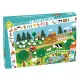 Djeco 7591 Megfigyetetlő puzzle - A farm, 35 db-os - The farm