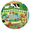 Djeco 7591 Megfigyetetlő puzzle - A farm, 35 db-os - The farm