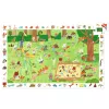Djeco 7596 Megfigyeltető puzzle - Kisbarátok a kertben, 35 db-os - Little friends' garden - 35 pcs - FSC MIX