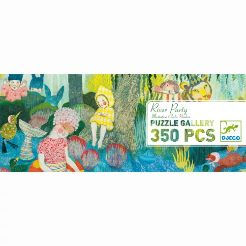 Djeco 7618 Művész puzzle - Folyóparti piknik - River Party