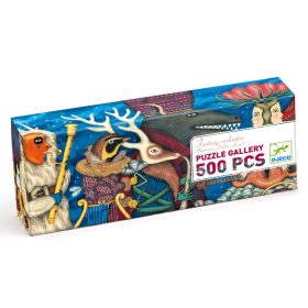   Djeco 7626 Művész puzzle - Fantasztikus zenekar, 500 db-os - Fantasy Orchestra