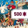 Djeco 7626 Művész puzzle - Fantasztikus zenekar, 500 db-os - Fantasy Orchestra