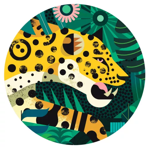 Djeco 7645 Művész puzzle - Leopárd - Leopard