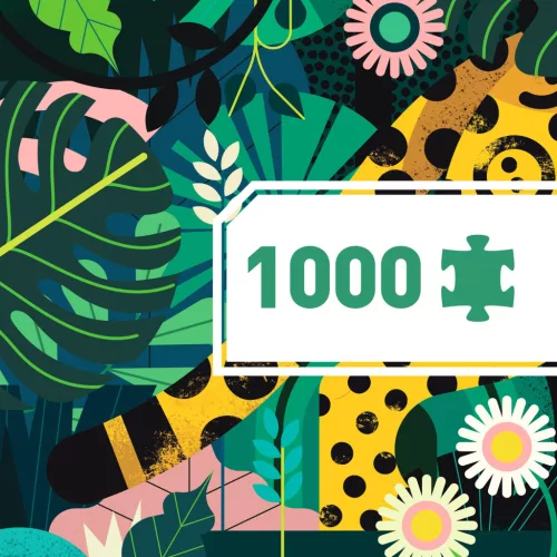 Djeco 7645 Művész puzzle - Leopárd - Leopard