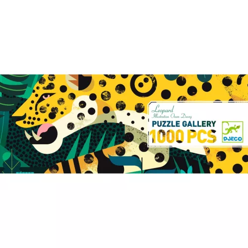 Djeco 7645 Művész puzzle - Leopárd - Leopard
