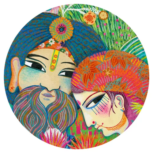 Djeco 7649 Művész puzzle - Varázslatos India, 1000 db-os - Magic India