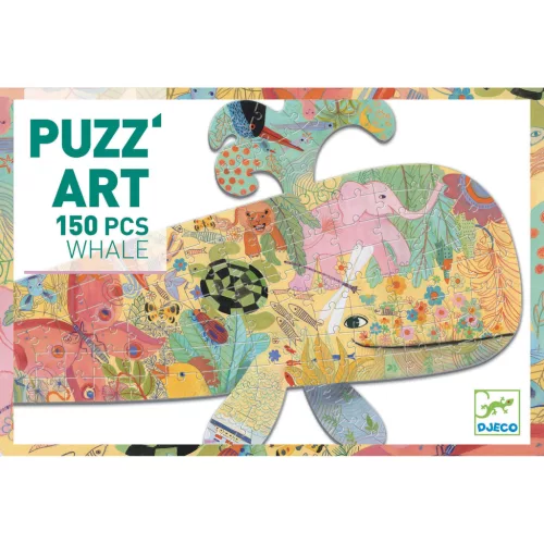 Djeco 7658 Művész puzzle - Bálna - Whale