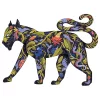Djeco 7659 Művész puzzle - Fekete párcuc - Panther