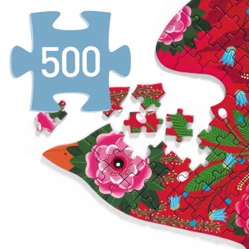 Djeco 7668 Művész puzzle - Madár - Bird
